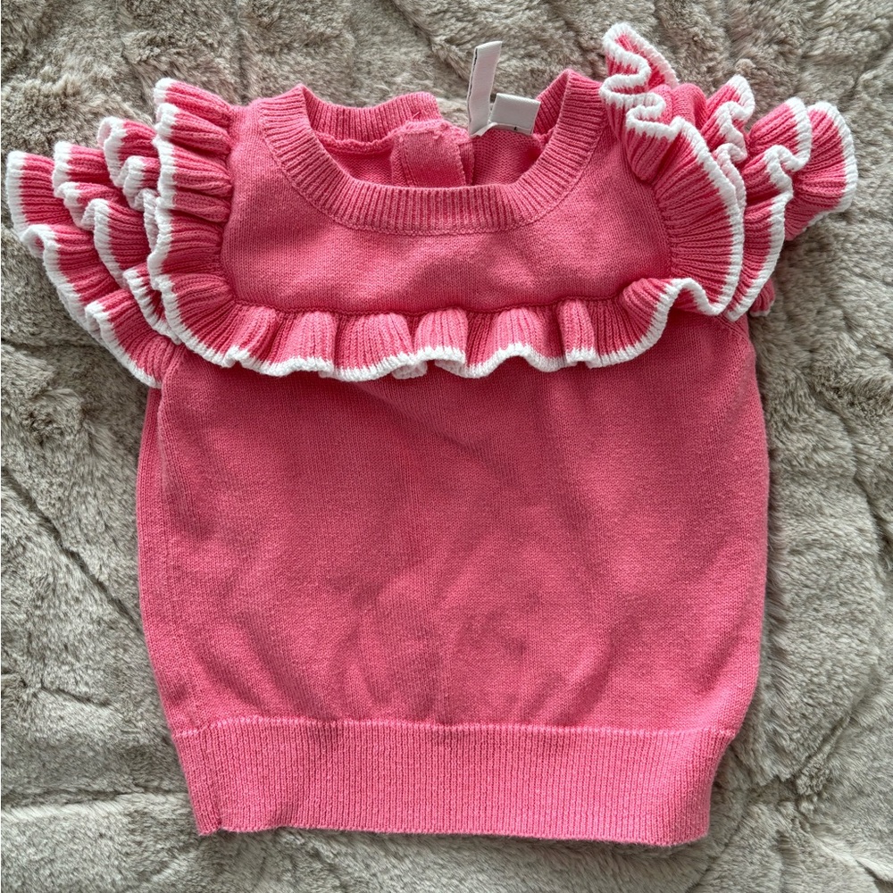 Janie & Jack pink top